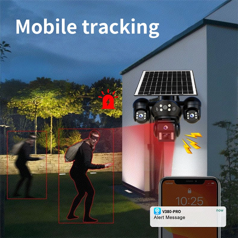 QD14S-AOV Solar Outdoor Security Camera Wireless PTZ - Image 3