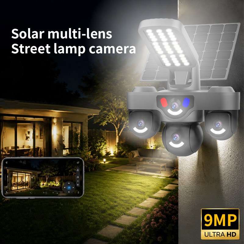 A05S-AOV Solar-powered multi-lens street lamp camera - Image 4